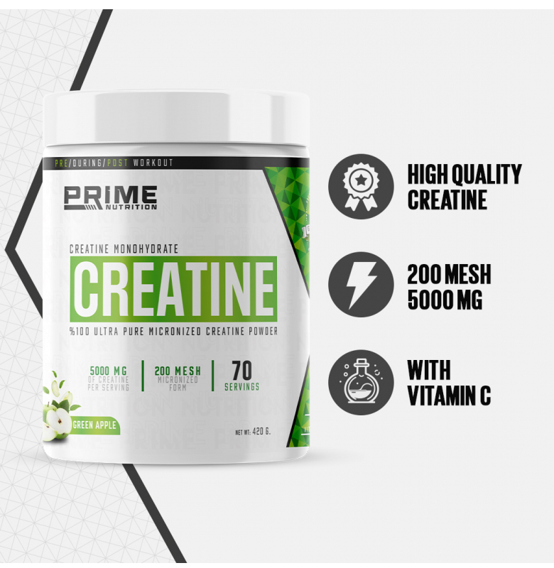 Prime Nutrition Creatine Yeşil Elma 420 gram - 3