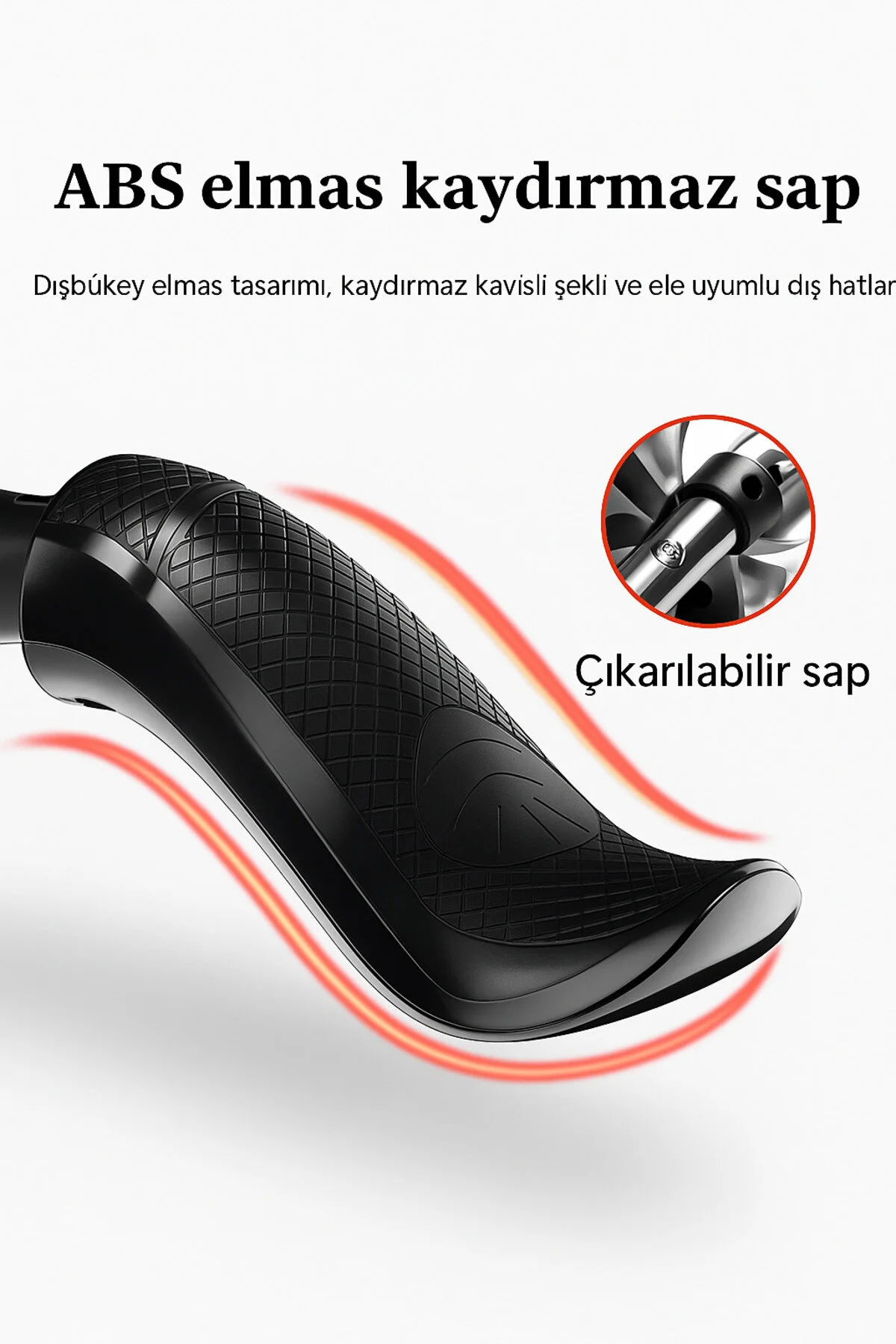 Profesyonel Geri Tepmeli Ab Wheel Premium Roller Karın Kası Egzersiz Tekerleği Mekik Aleti Max 150Kg - 5
