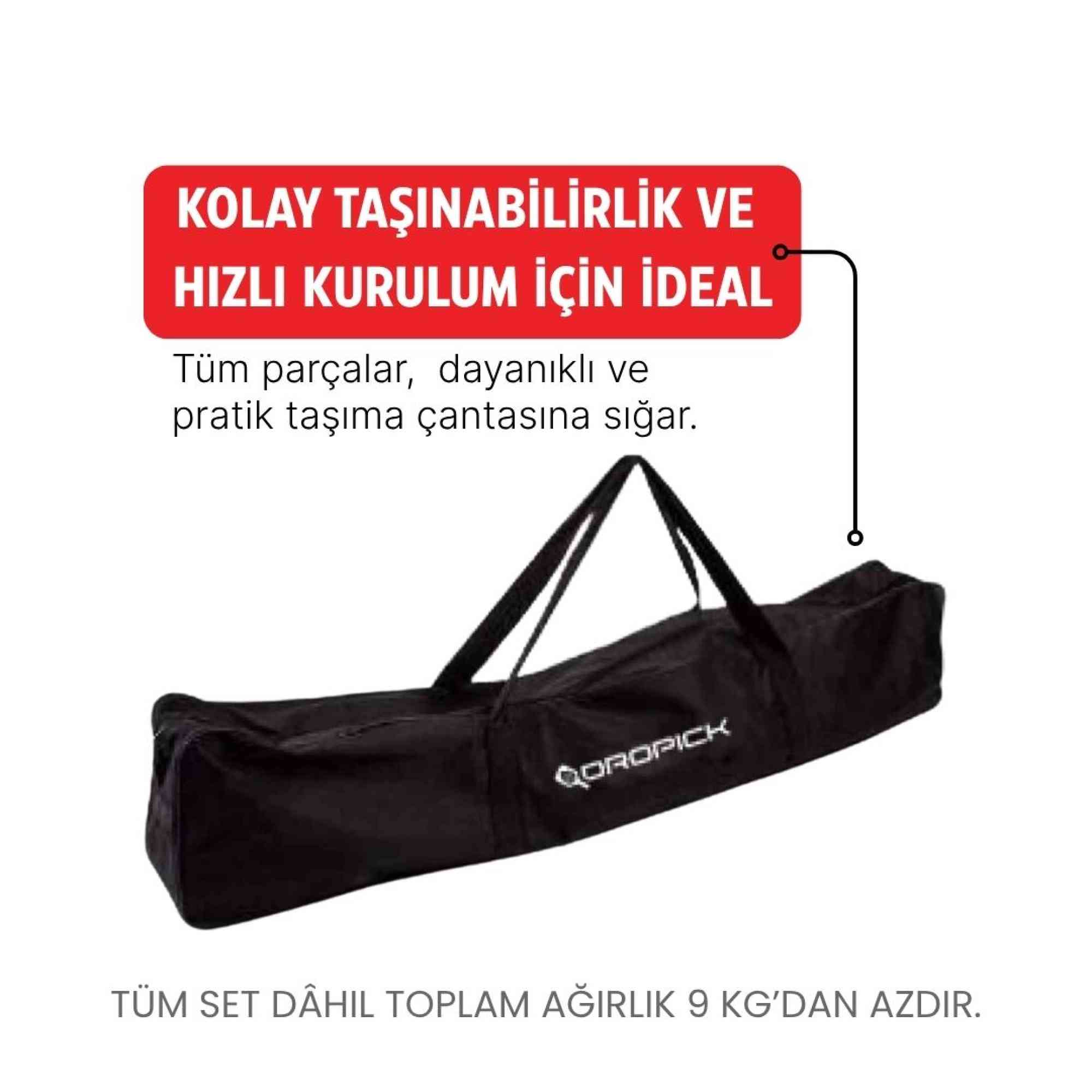 Profesyonel Pickleball Filesi – Beyaz File | Hafif, Dayanıklı ve Taşınabilir - 4