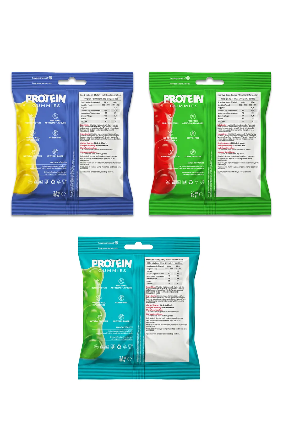 Protein Gummies 60g x 6 adet - 2