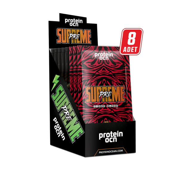 Protein Ocean Pre-Workout Supreme Karma Kutu 8 Adet