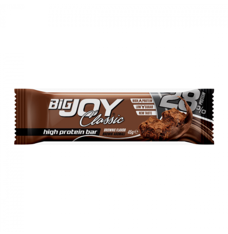 Bigjoy Classic High Protein Bar Brownie 16 Adet x 45 gram - 2