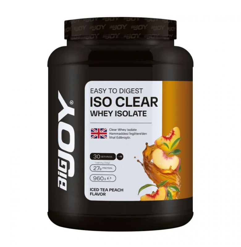 Bigjoy Iso Clear Whey Isolate Ice Tea Şeftali 960 gram