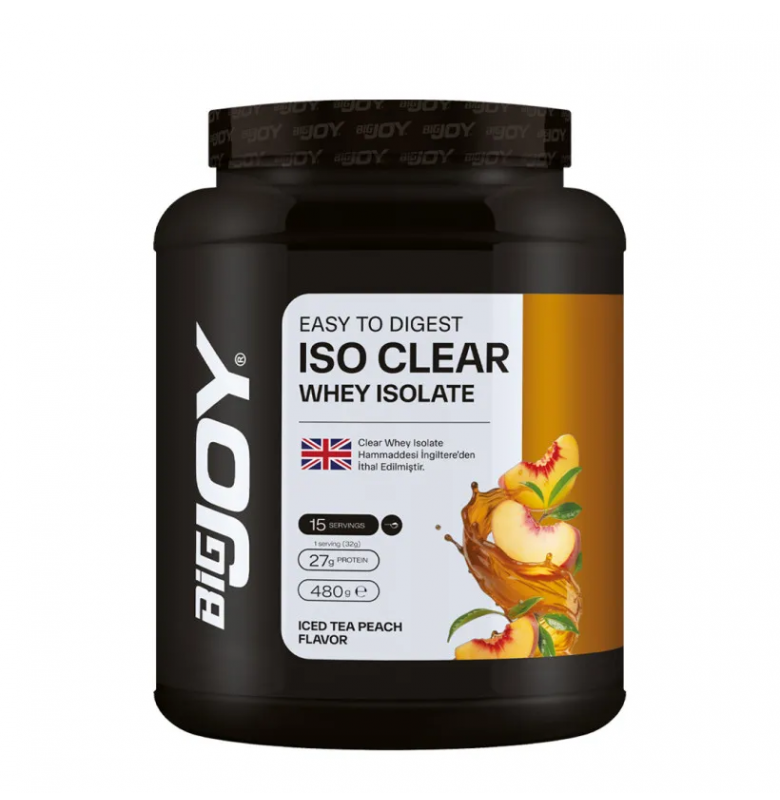 Bigjoy Iso Clear Whey Isolate Ice Tea Şeftali 480 gram