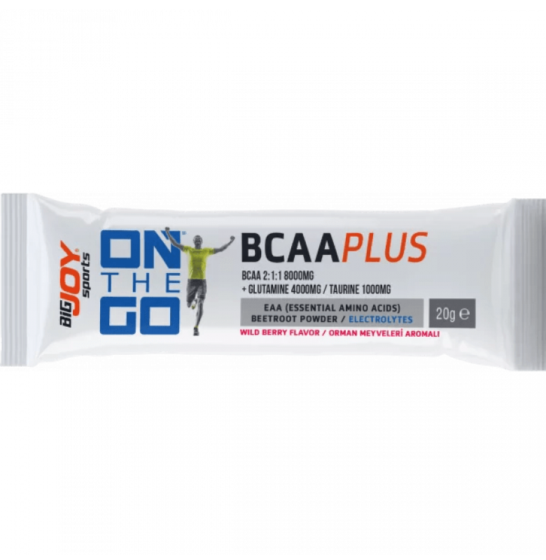 Bigjoy Sports On The Go Bcaa Plus Orman Meyveli 20 Adet x 20 gram - 2