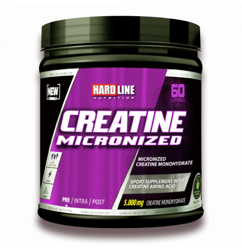 Hardline Creatine Micronized Yeşil Elma 324 gram