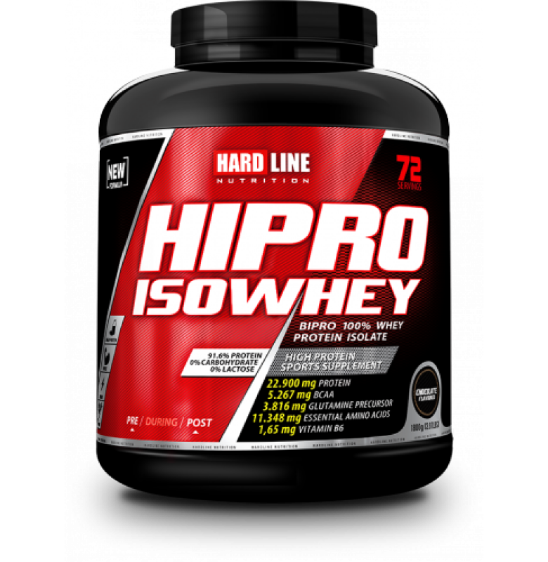 Hardline Hipro İsoWhey Protein Çikolata 1800 gram