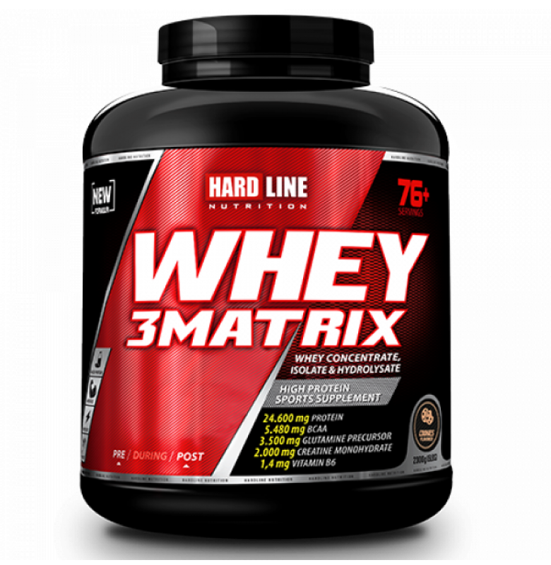 Hardline Whey 3 Matrix Kurabiye 2300 gram