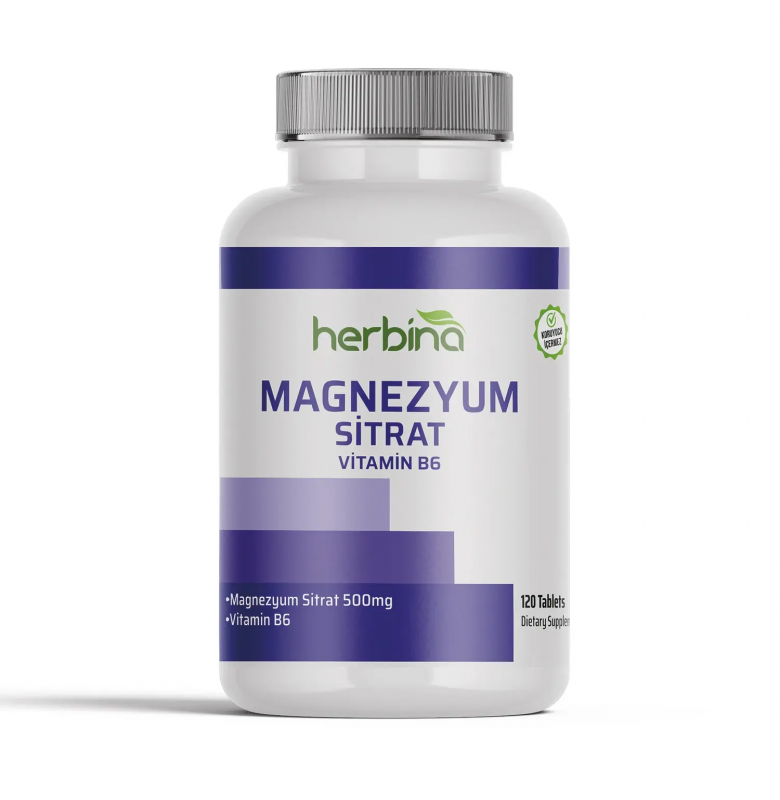 Herbina Magnezyum Sitrat 120 Tablet
