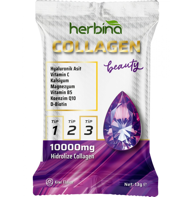 Herbina Tip 1-2-3 Kolajen Kivi 30 Adet x 11 gr. - 2