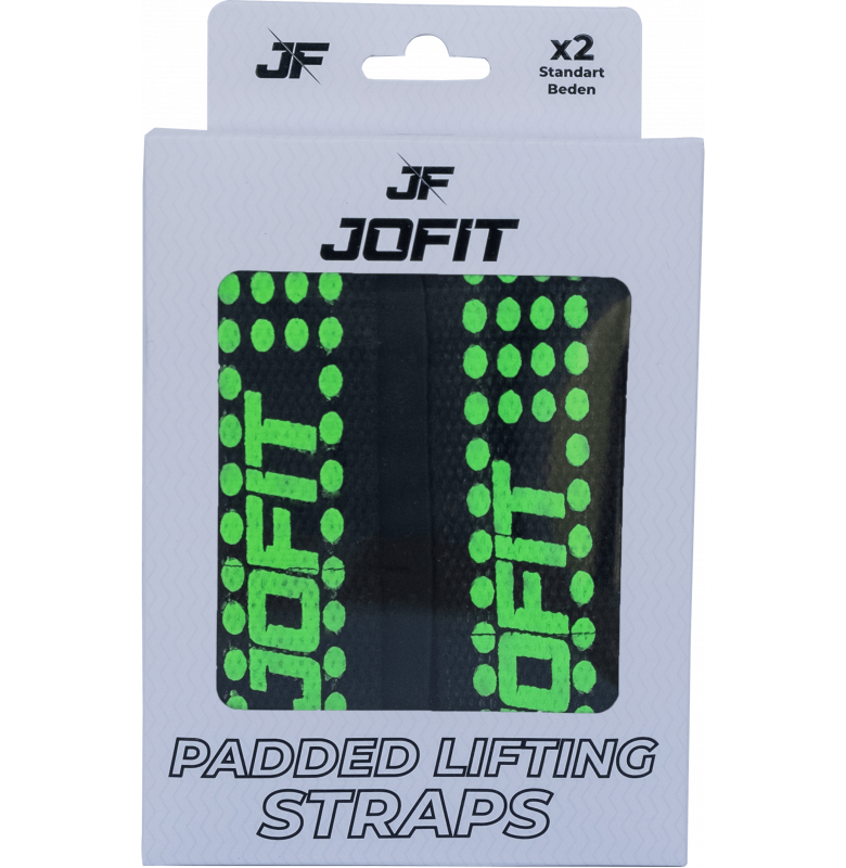 Jofit Padded Straps Siyah - Neon Yeşil - 2