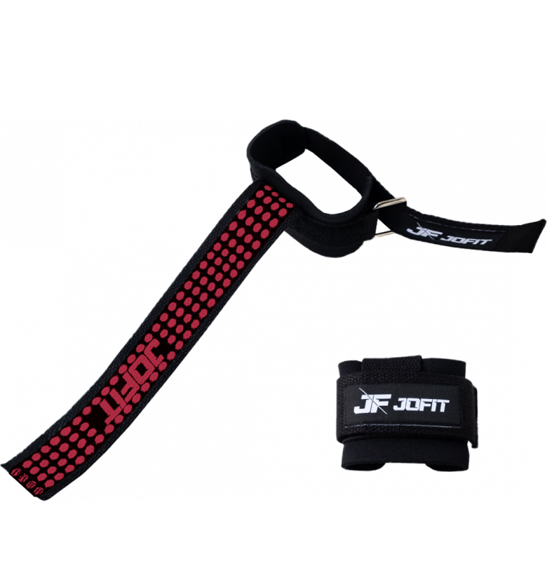 Jofit Pro Lifting Straps Siyah - Kırmızı - 5
