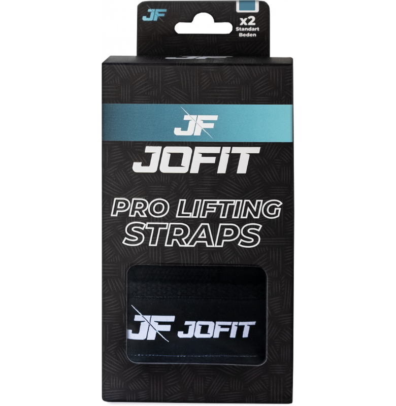Jofit Pro Lifting Straps Siyah - Mavi