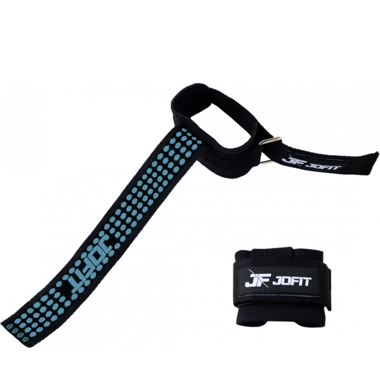 Jofit Pro Lifting Straps Siyah - Mavi - 4
