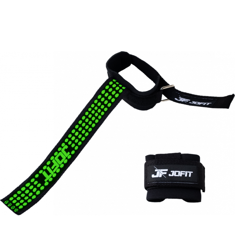 Jofit Pro Lifting Straps Siyah - Neon Yeşil - 4