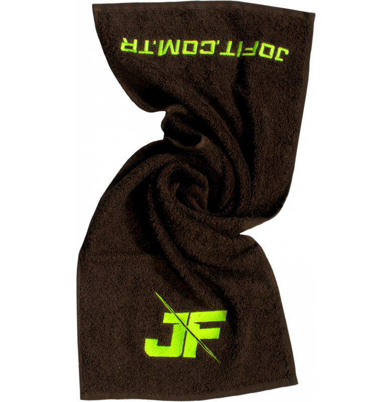 Jofit Sporcu Antrenman Havlu 30x85 cm. Kahve & Yeşil - 3