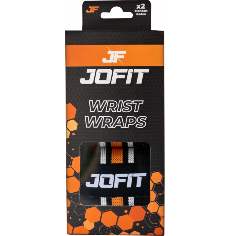 Jofit Wrist Wraps Siyah - Turuncu - 2