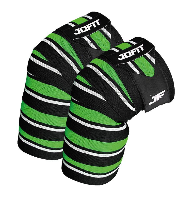 Jofit Knee Wraps Siyah - Yeşil