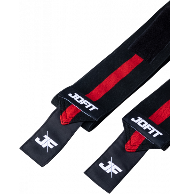 Jofit Knee Wraps Siyah - Kırmızı - 4