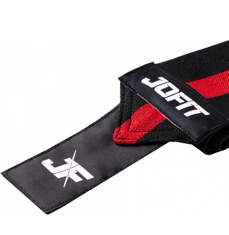 Jofit Knee Wraps Siyah - Kırmızı - 5