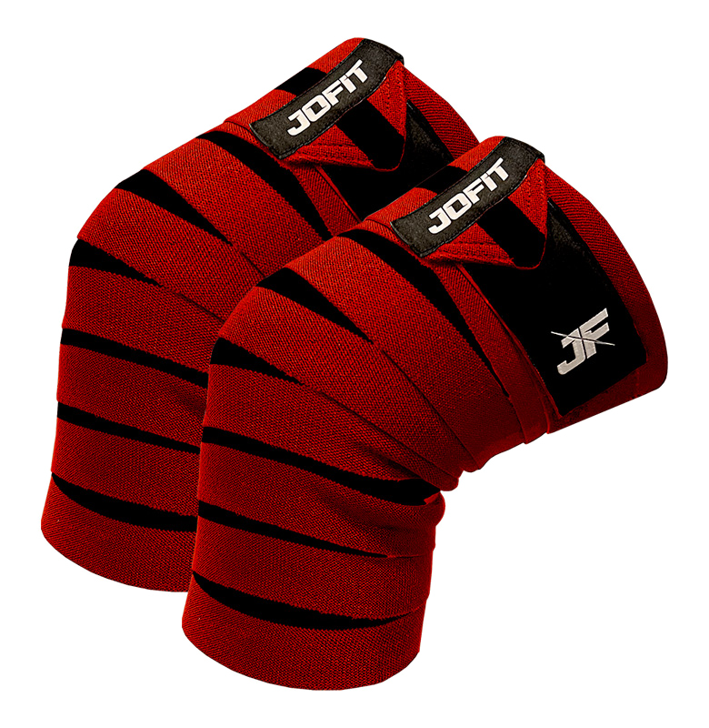 Jofit Knee Wraps Kırmızı - Siyah