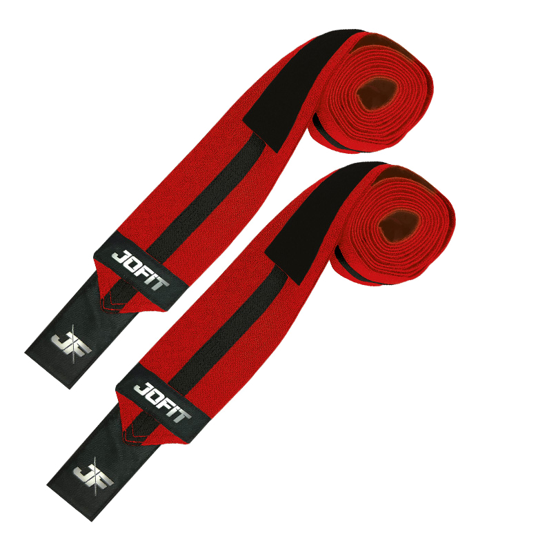 Jofit Knee Wraps Kırmızı - Siyah - 2
