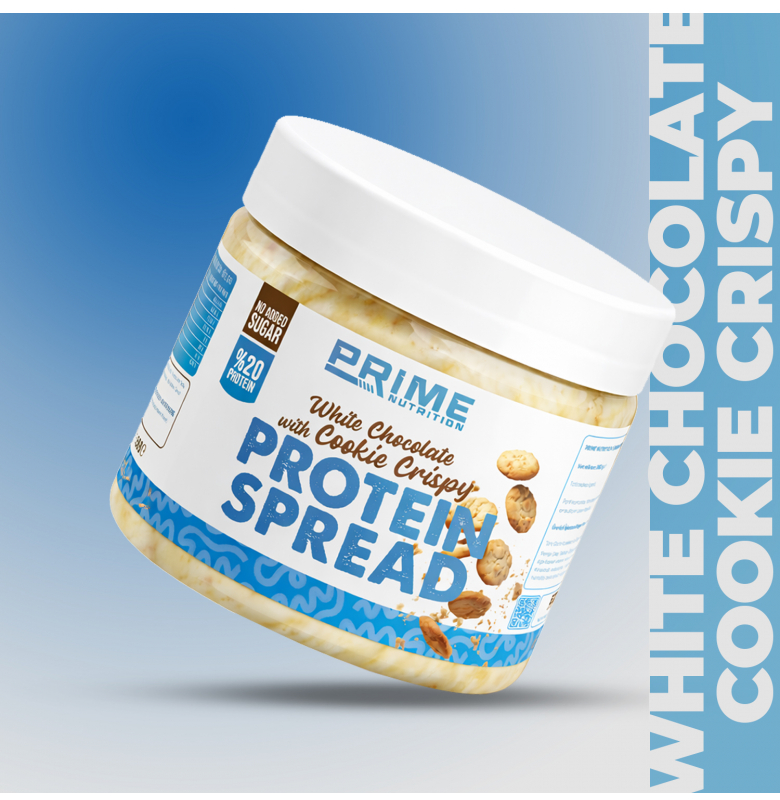 Prime Nutrition White Chocolate & Cookie Crispy Protein Spread 350 gram - 2