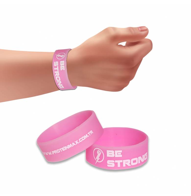 Proteinmax Pembe Be Strong Silikon Bileklik - 2