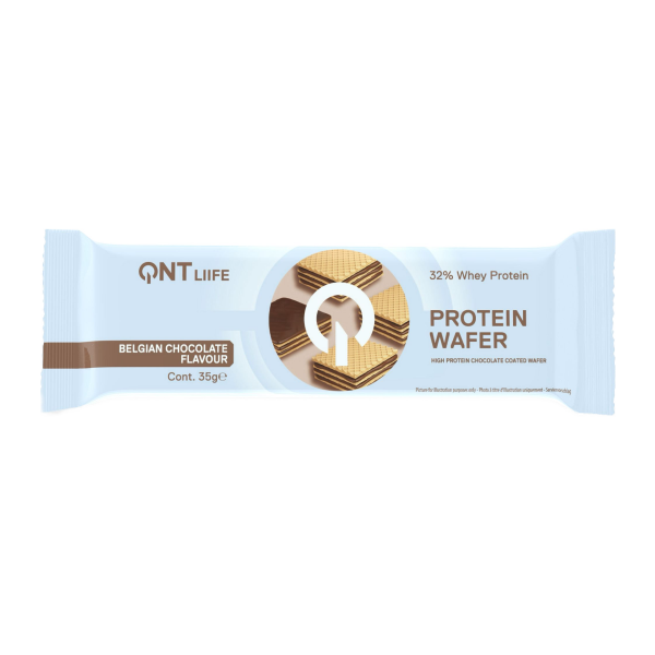 QNT Protein Wafer Protein Bar 35 gr Belçika Çikolatası 12 Adet - 2