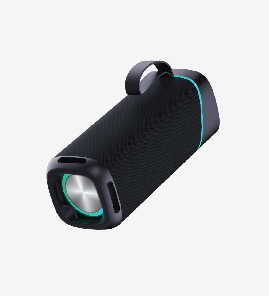 R125 Premium IPX4 Certified lighted Bluetooth Speaker - 3