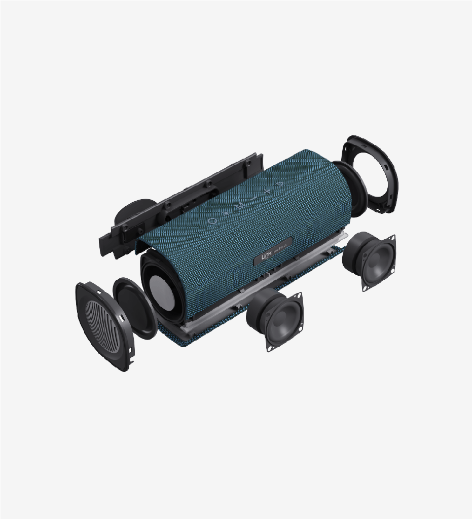 R127 Premium IPX5 Sertifikalı Işıklı Bluetooth Hoparlör - 5