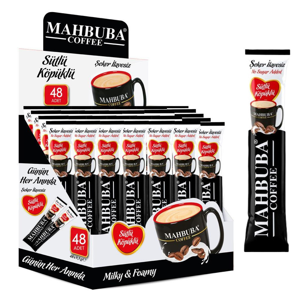 Coffee 2si1 Arada Şekersiz Sütlü Köpüklü Hazır Kahve 48×9,5gr