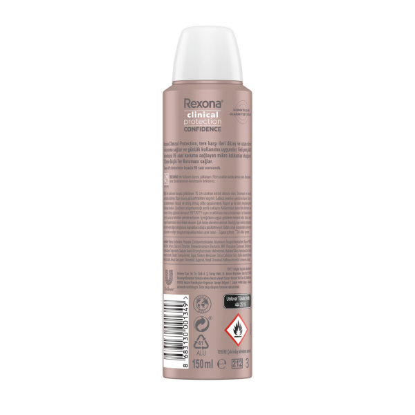Rexona Clinical Protection Antiperspirant Kadın Sprey Deodorant  150 ml - 2