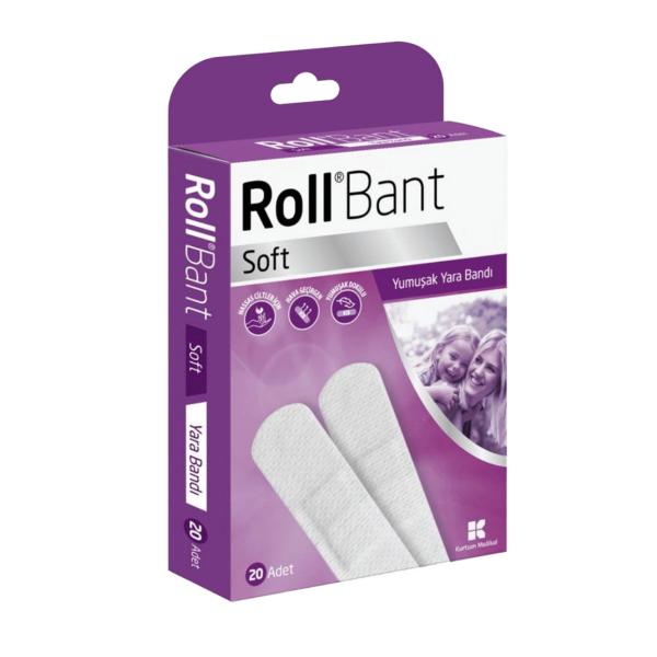 Roll Bant Soft Yara Bandı 20 Adet