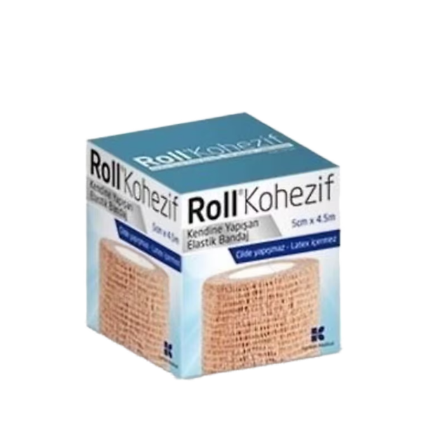 Roll Kohezif Bandaj Kendıne Yapışan 5 cm x 4.5 m