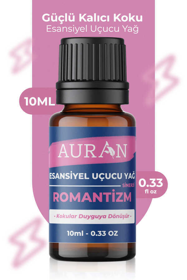 Auran Romantizm- Afrodizyak Sinerji Karışım Esansiyel Uçucu Yağ Buhurdanlık Yağı Aromaterapi Difüzör