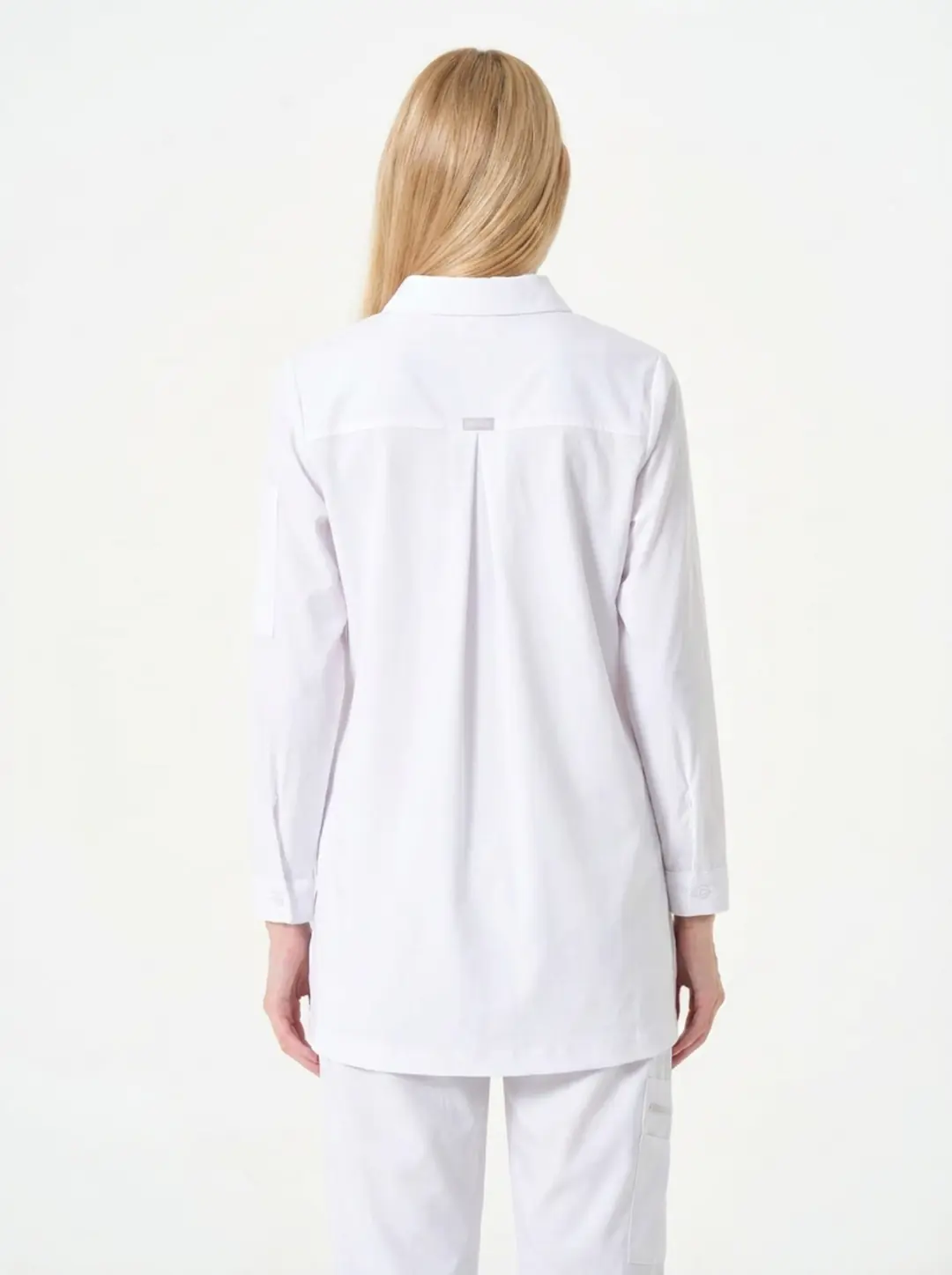 ROSA - BEYAZ KADIN TESETTÜR ÜST ÜNİFORMA - 3
