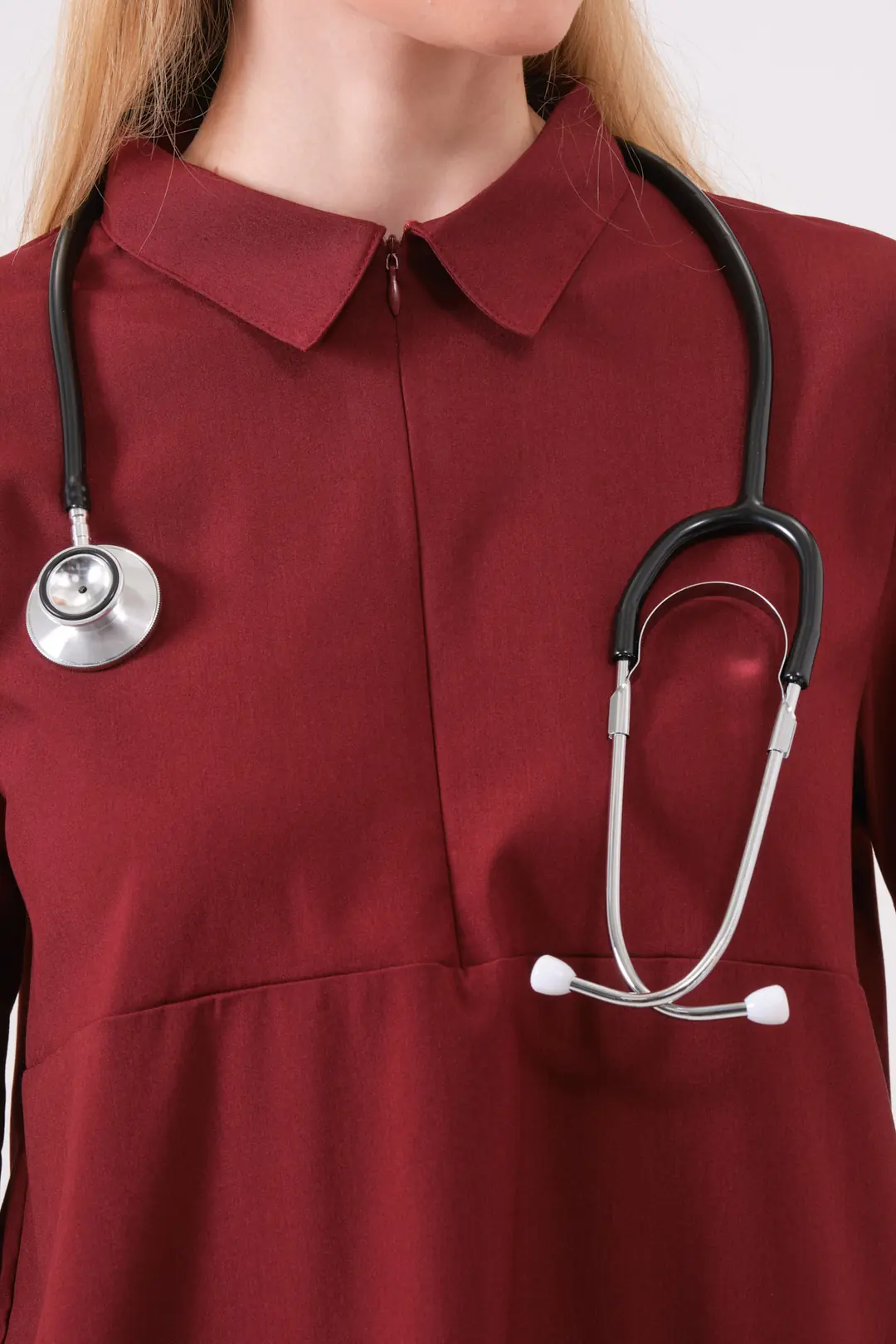 ROSA - BORDO KADIN TESETTÜR ÜST ÜNİFORMA - 4