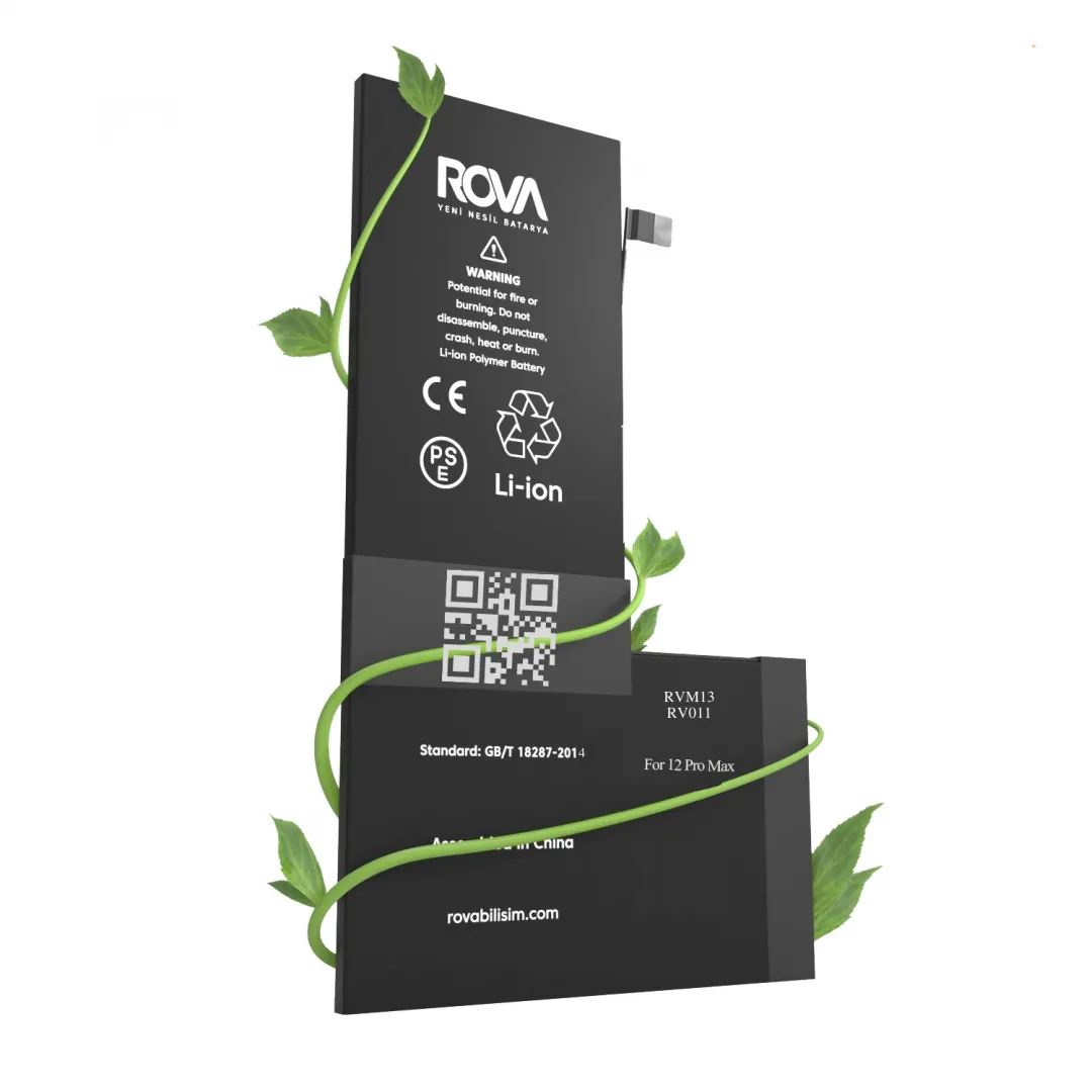 Rova WFX iPhone 13 Pro Max Yüksek Kapasiteli Batarya Pil 4790 mAh - 4