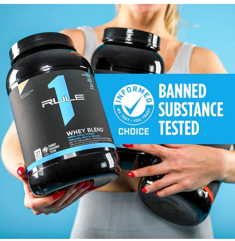 Rule1 Whey Blend Chocolate Fudge 910 gram - 3