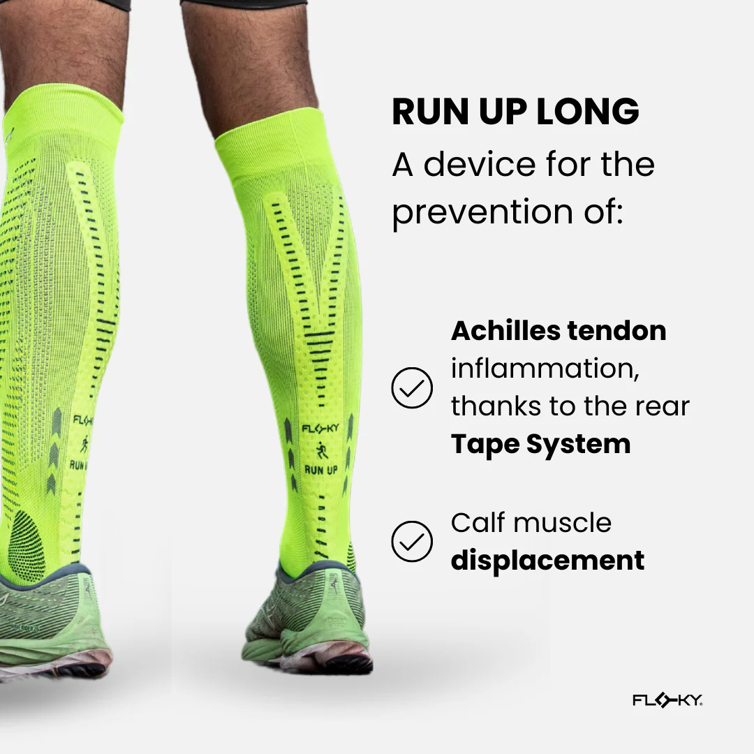 RUN UP Long-Biyomekanik Performans Koşu Çorabı Mavi - 10