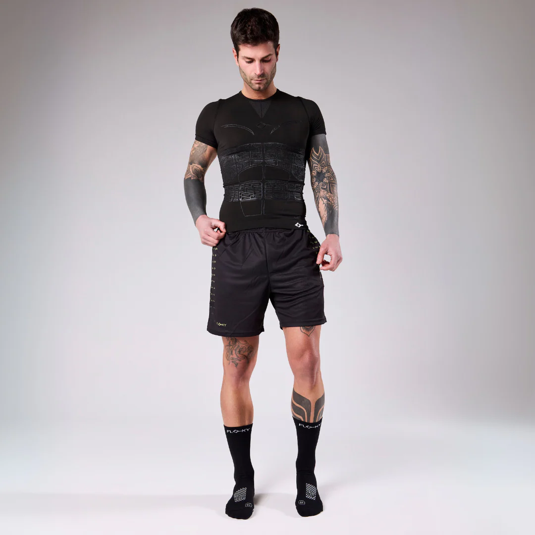 RUN UP Medium – Biyomekanik Performans Koşu Çorabı Siyah - 7