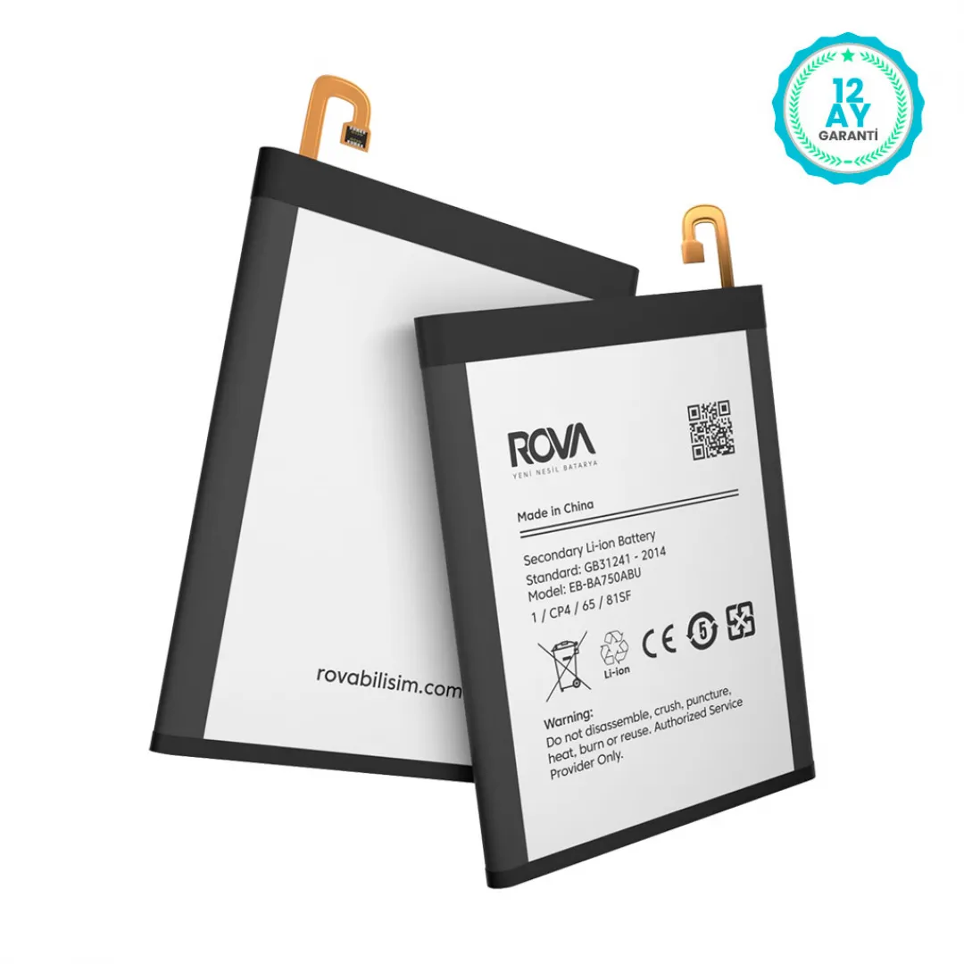 Rova Samsung A10 SM-A105 Batarya Pil 3400 mAh - 2