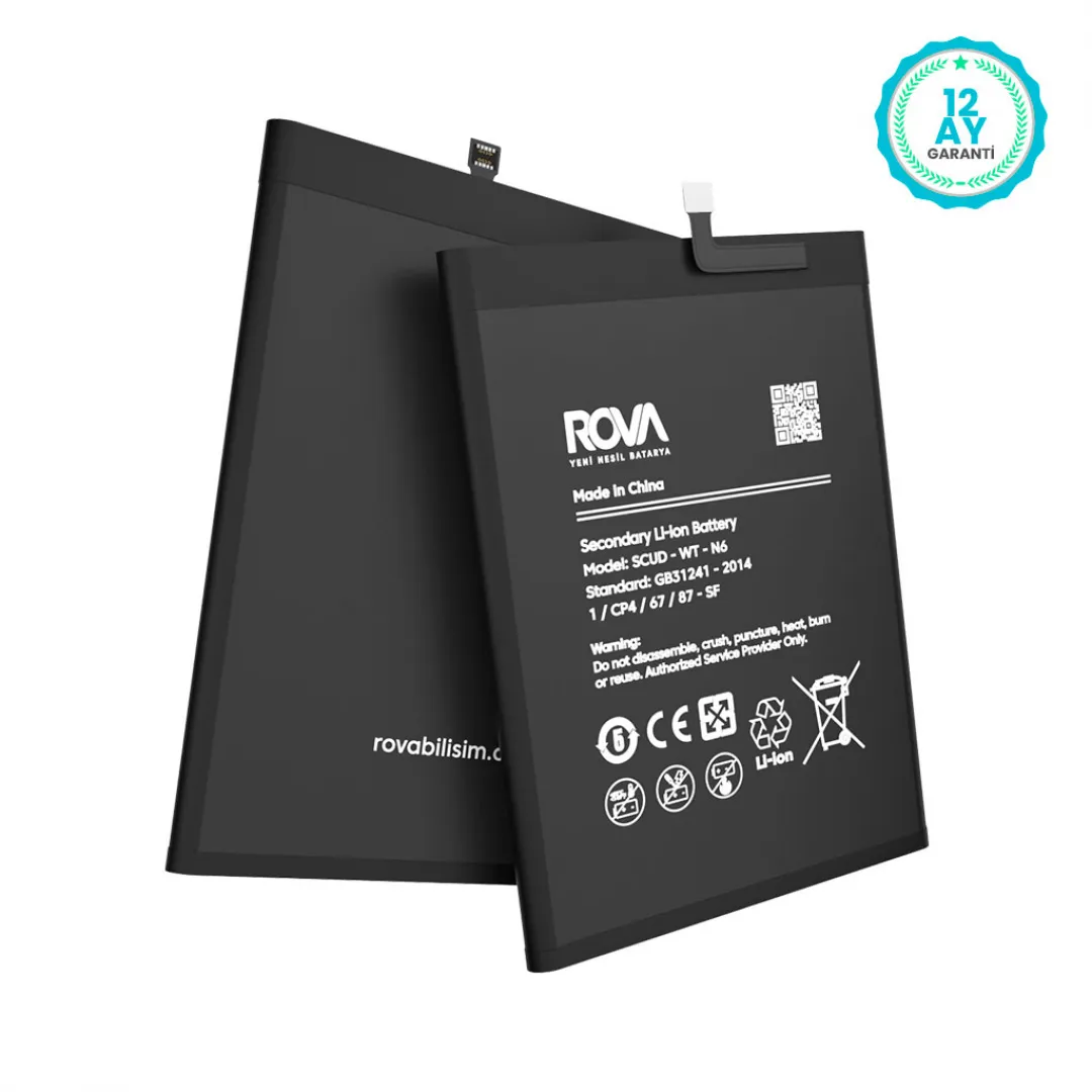 Rova Samsung A21 SM-A107 Batarya Pil 4000 mAh - 2