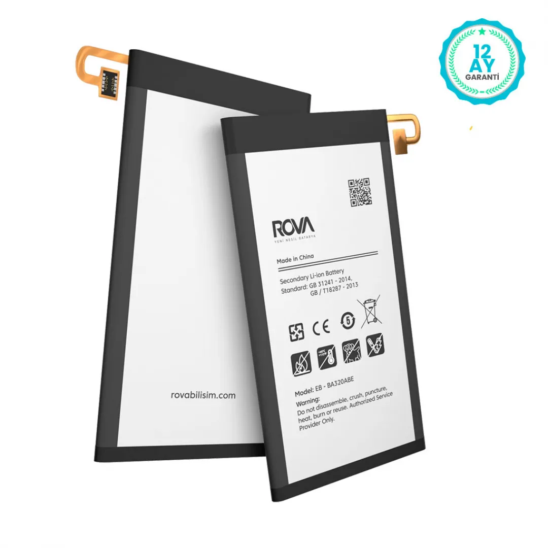 Rova Samsung A3 2017 SM-A320 Batarya Pil 2350 mAh - 2