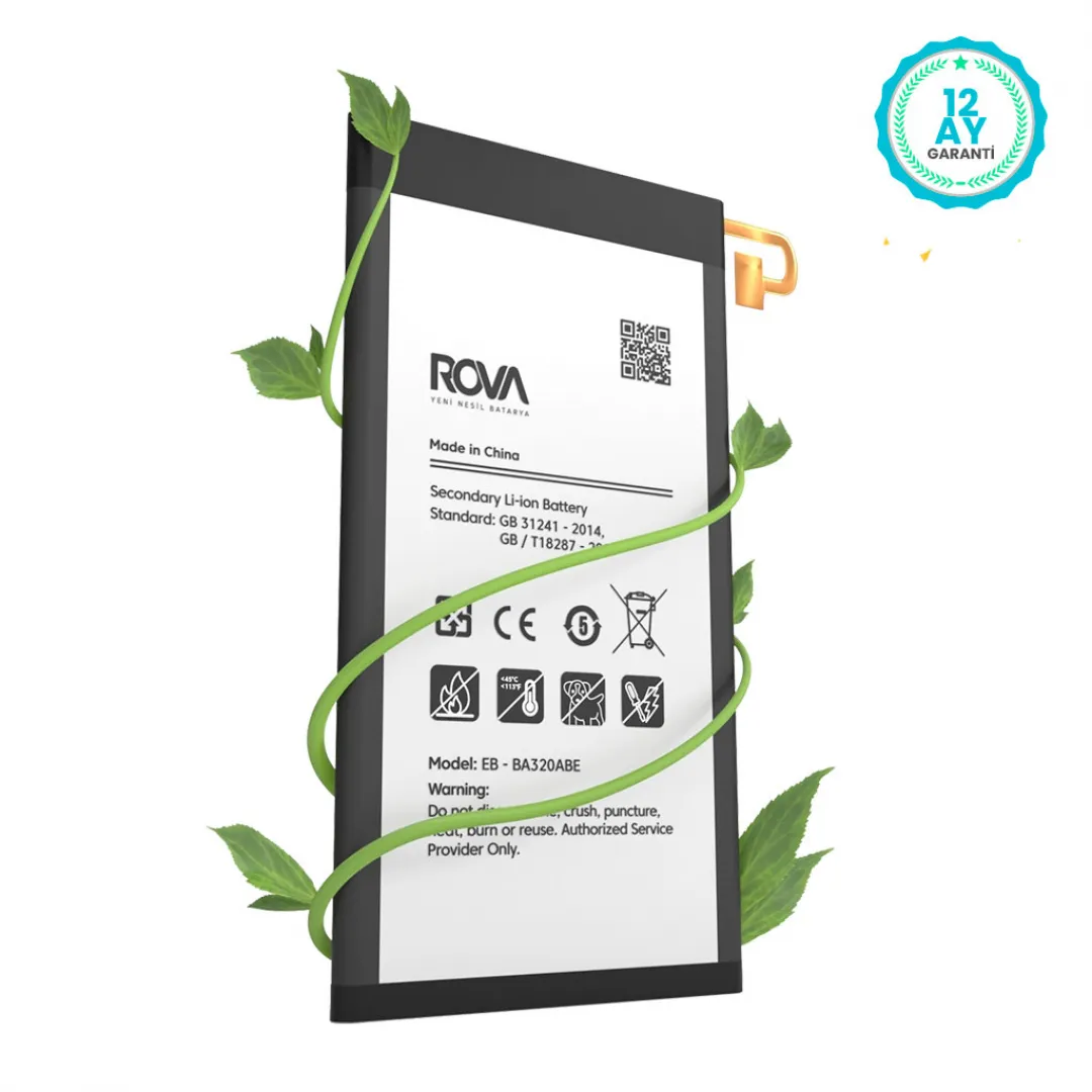 Rova Samsung A3 2017 SM-A320 Batarya Pil 2350 mAh - 4