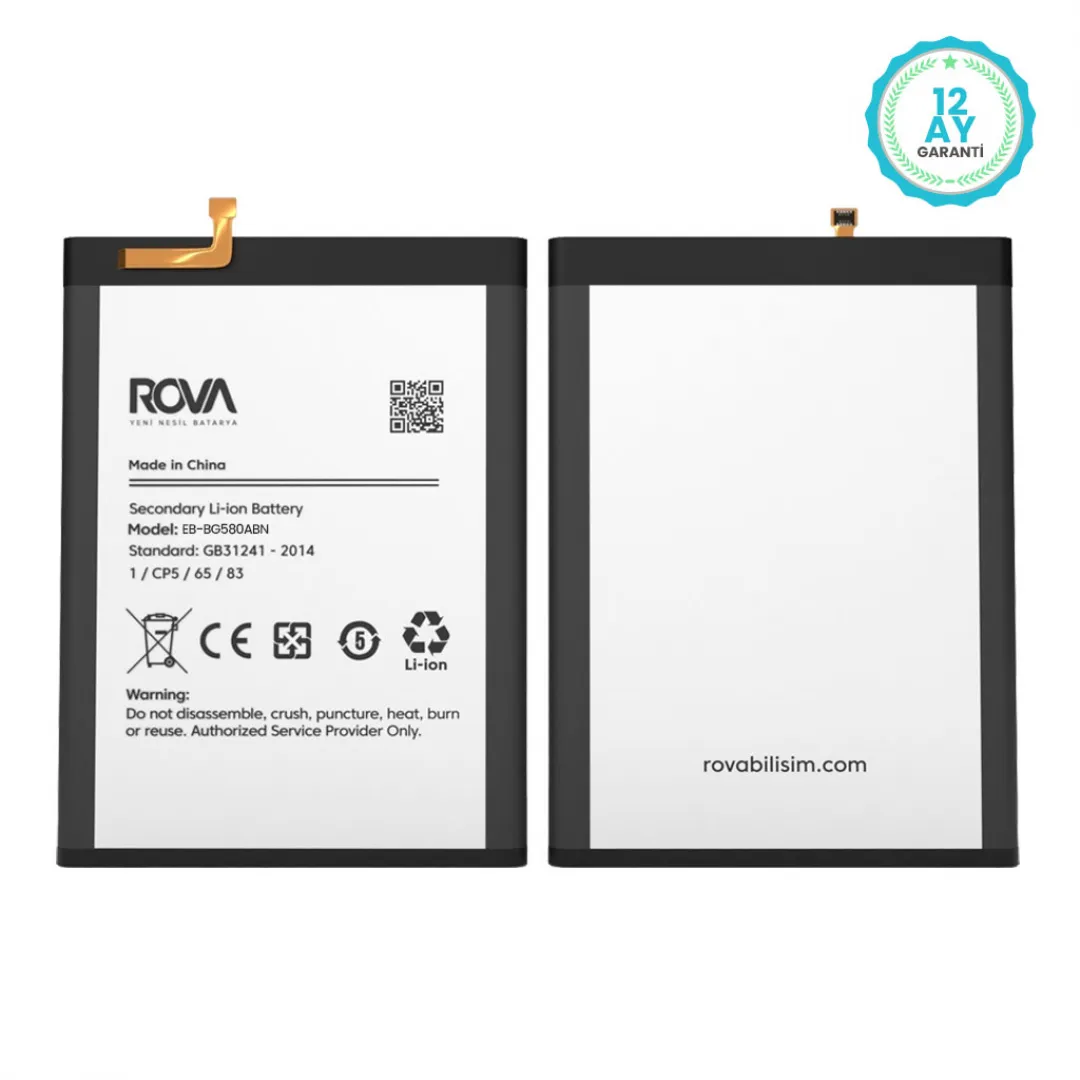 Rova Samsung A40S Batarya Pil 5000 mAh - 3
