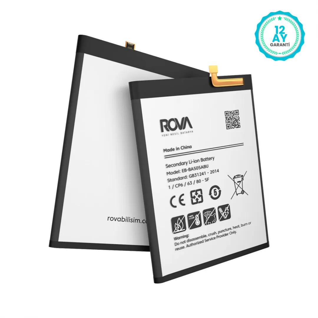 Rova Samsung A50 SM-A505 Batarya Pil 4000 mAh - 2