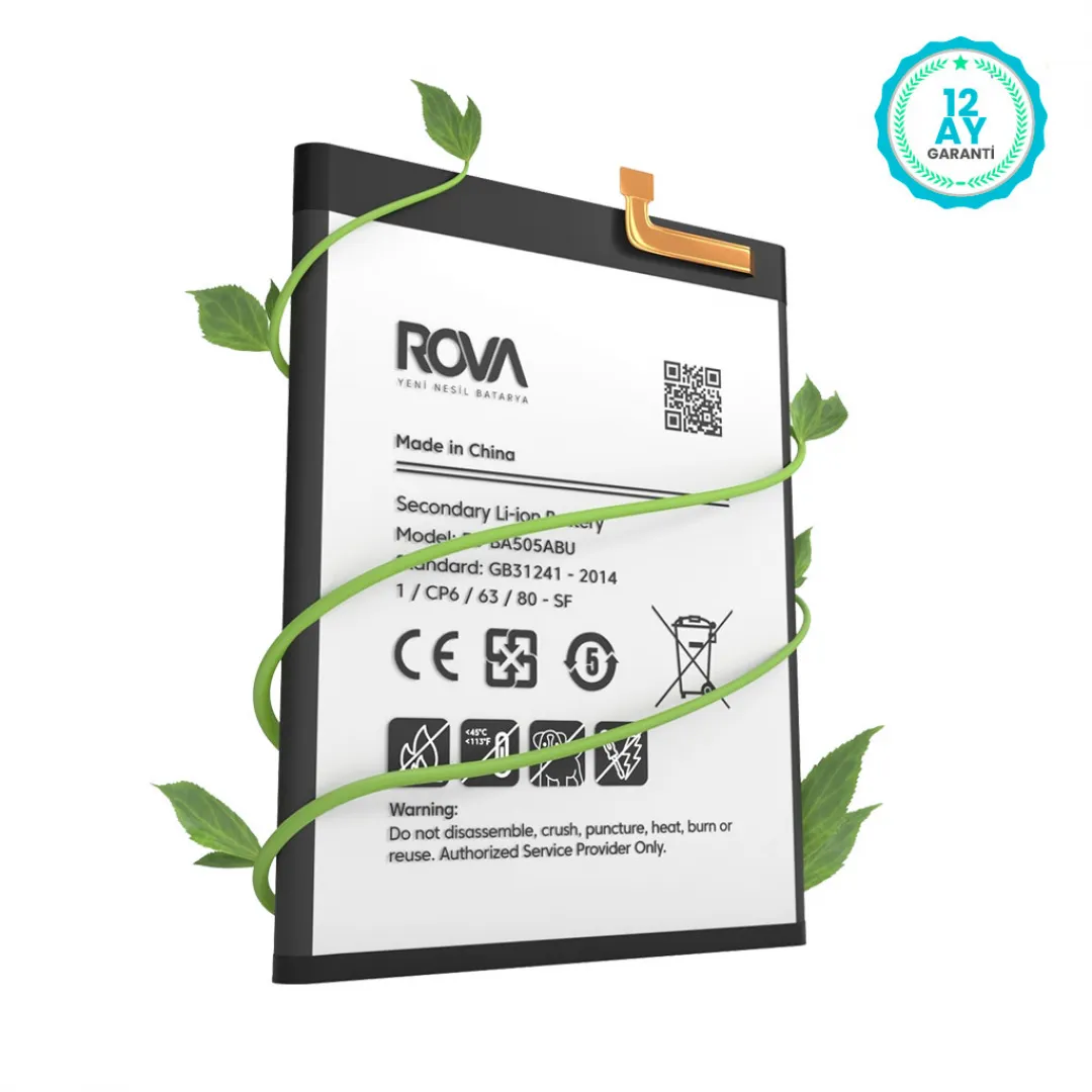 Rova Samsung A50S SM-A507 Batarya Pil 4000 mAh - 4