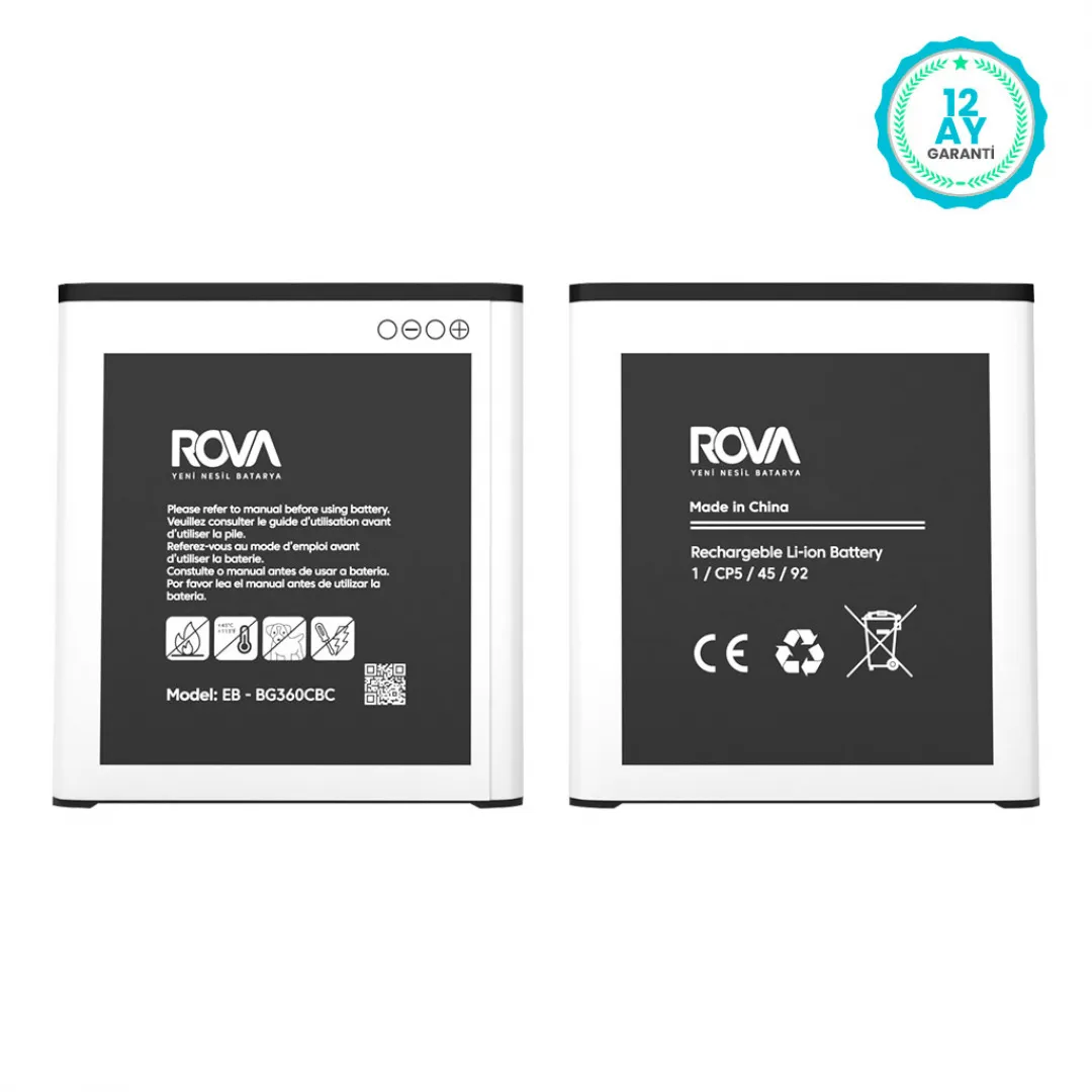 Rova Samsung Core Prime SM-G360 Batarya Pil 1980 mAh - 3